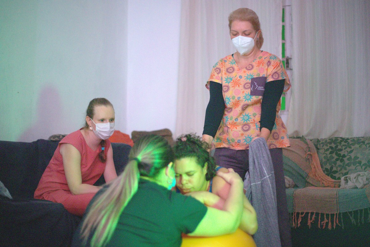 Parto humanizado — família