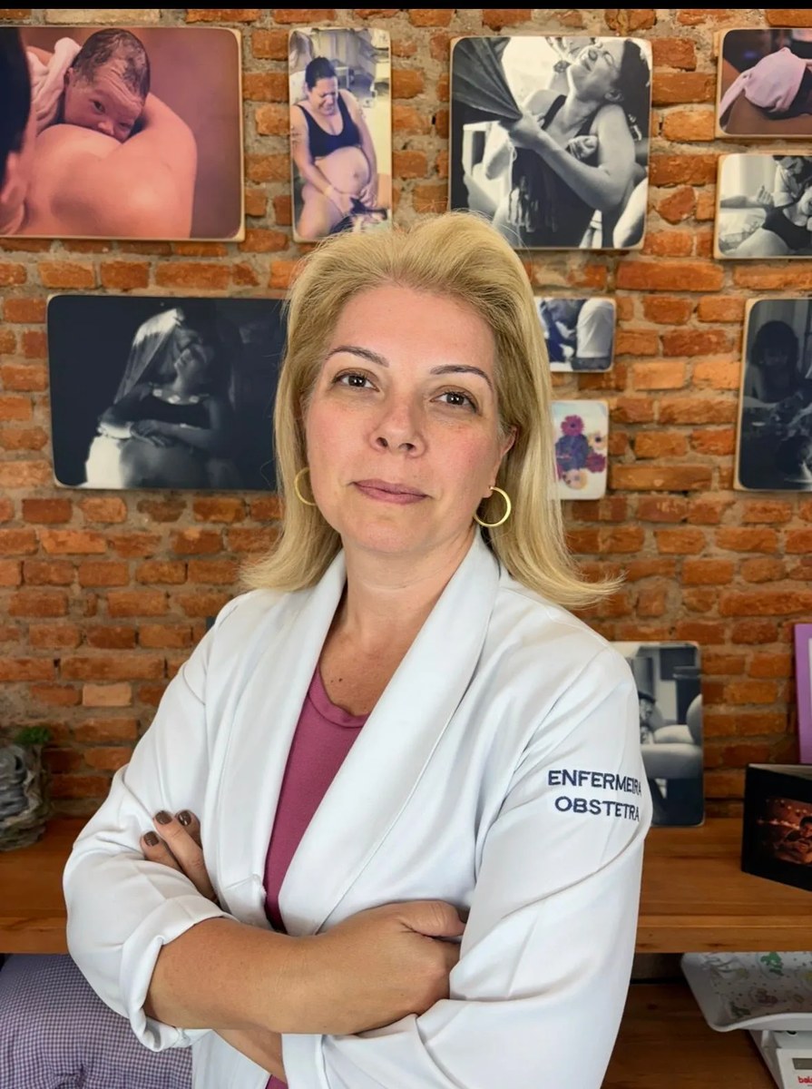 Doula acompanhando gestante durante a pandemia
